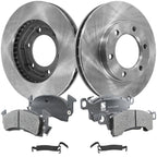 Set of 4 Brake Discs and Pads for Chevrolet K5 Blazer (1975–1986)