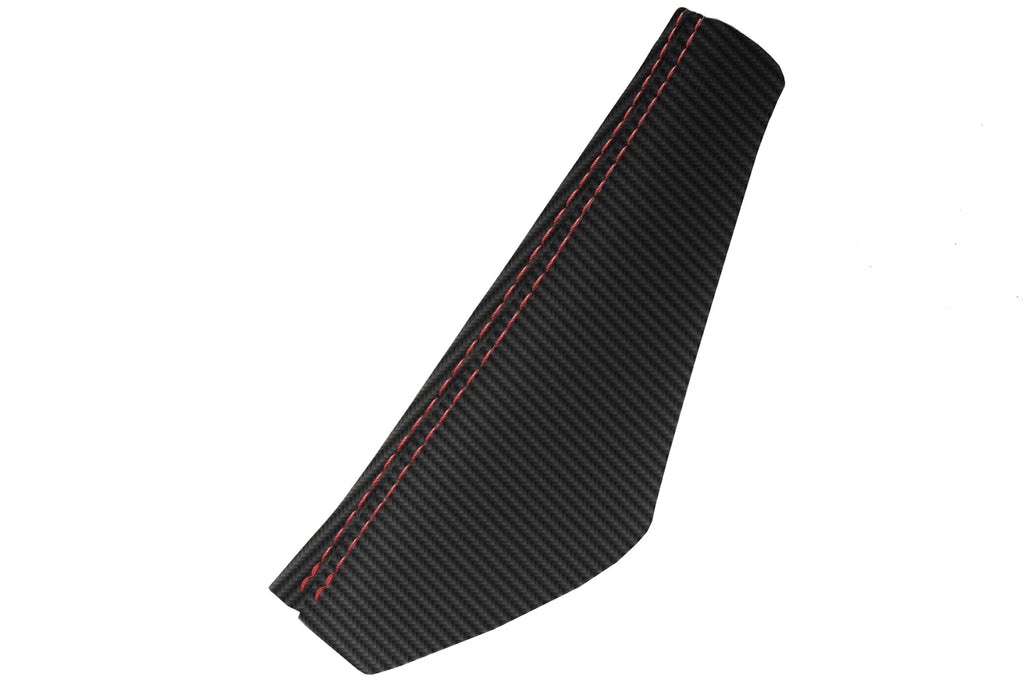 E Brake Boot Cover for Acura Integra (1994–2001) Carbon Fiber Red Stitch