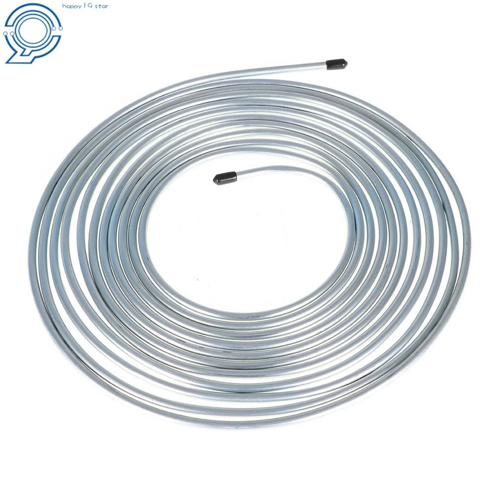 25 Ft. Zinc-Coated Steel Brake Line Tubing Kit for Universal Vehicles