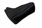 Leather Automatic Shift Gear Knob Cover for BMW E34 (1988–1995) Blue Stitch