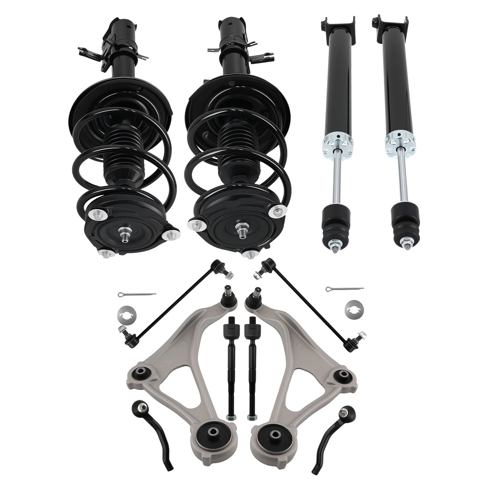 12x Front Struts Coil Spring w/ Control Arm for Nissan Altima (2015–2018)