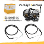 Carburetor & Throttle Cables Set for Yamaha XV535 Virago (1995–2000)