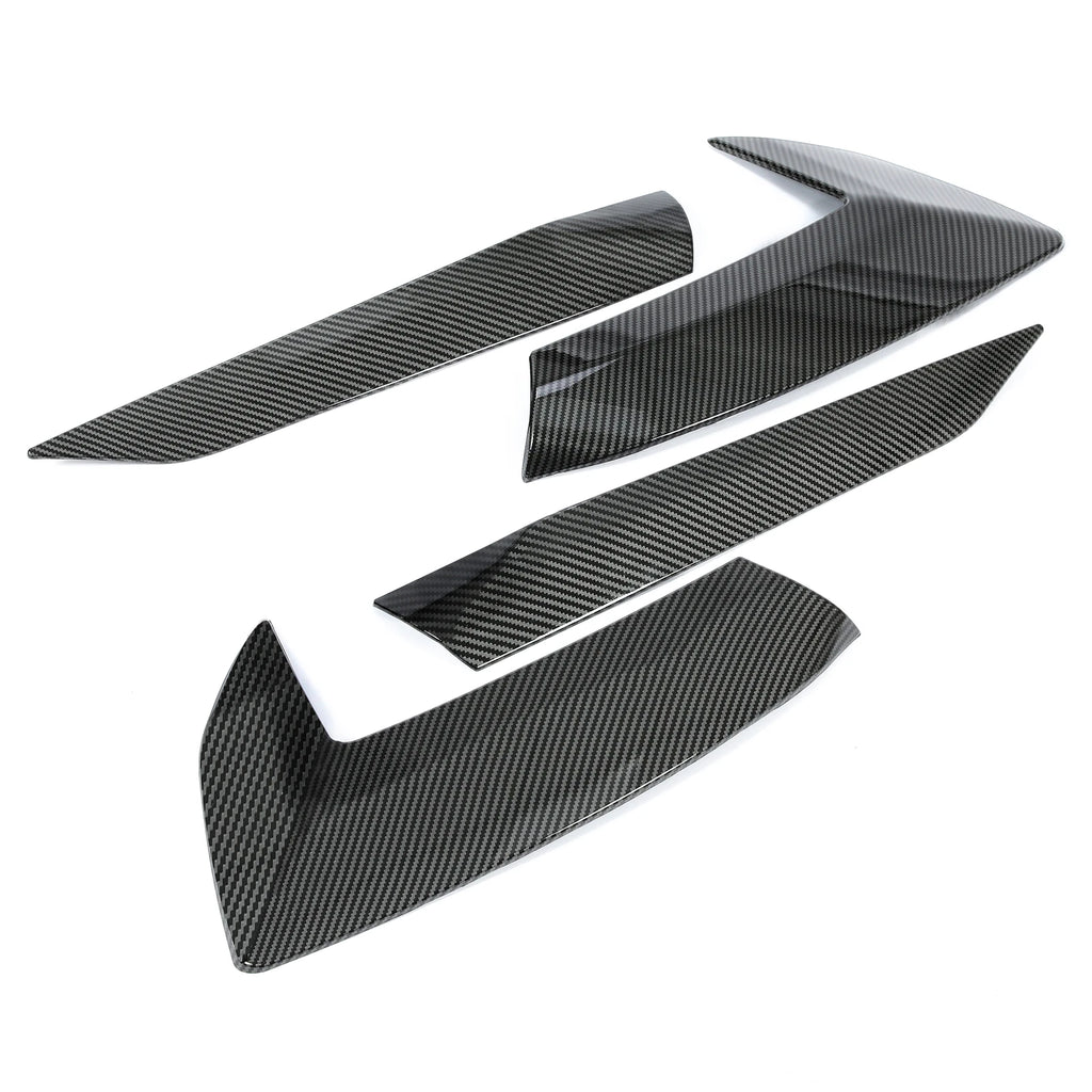 Carbon Fiber Body Side Vent Door Garnish Trim Cover for Corvette C8 Z51 (2020–2024)