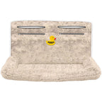 Seat Armour Tan Large Fur Pet Bed w/Jeep Duck Logo Accessory - SAR132T