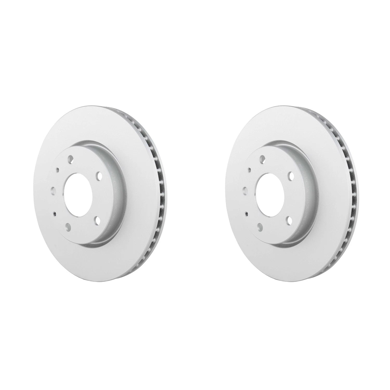 2X Bosch QuietCast Front Disc Brake Rotors for Mazda 3 Sport (2019–2022)