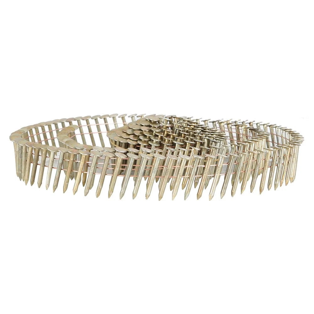 Set of 7200 Galvanized Coil Roofing Nails 1-1/4" (15 Degree)