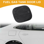 Fuel Tank Door Cap for Ford Escape (2020–2025) Adhesive Carbon Fiber Black ABS