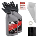 2X SAE 10W-40 Oil Change Kit for Kawasaki KVF360/700 (2000–2019)