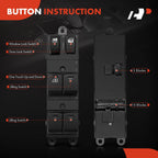 Power Window Switch for Subaru Forester, Impreza (2009-2010)