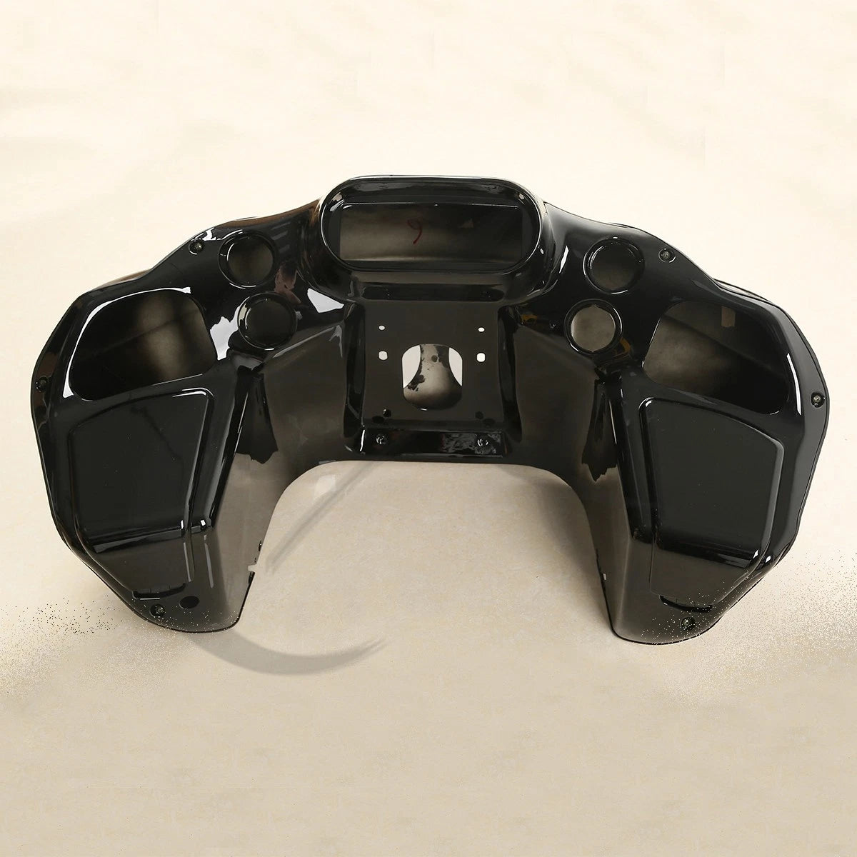 LED Headlight for Harley Road Glide (1998–2013) - Matte Black Inner Outer Fairing