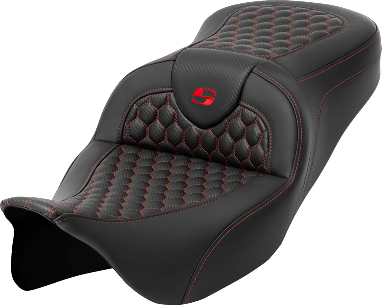 SADDLEMEN RoadSofa Seat for Harley FLH/FLT (without Backrest)