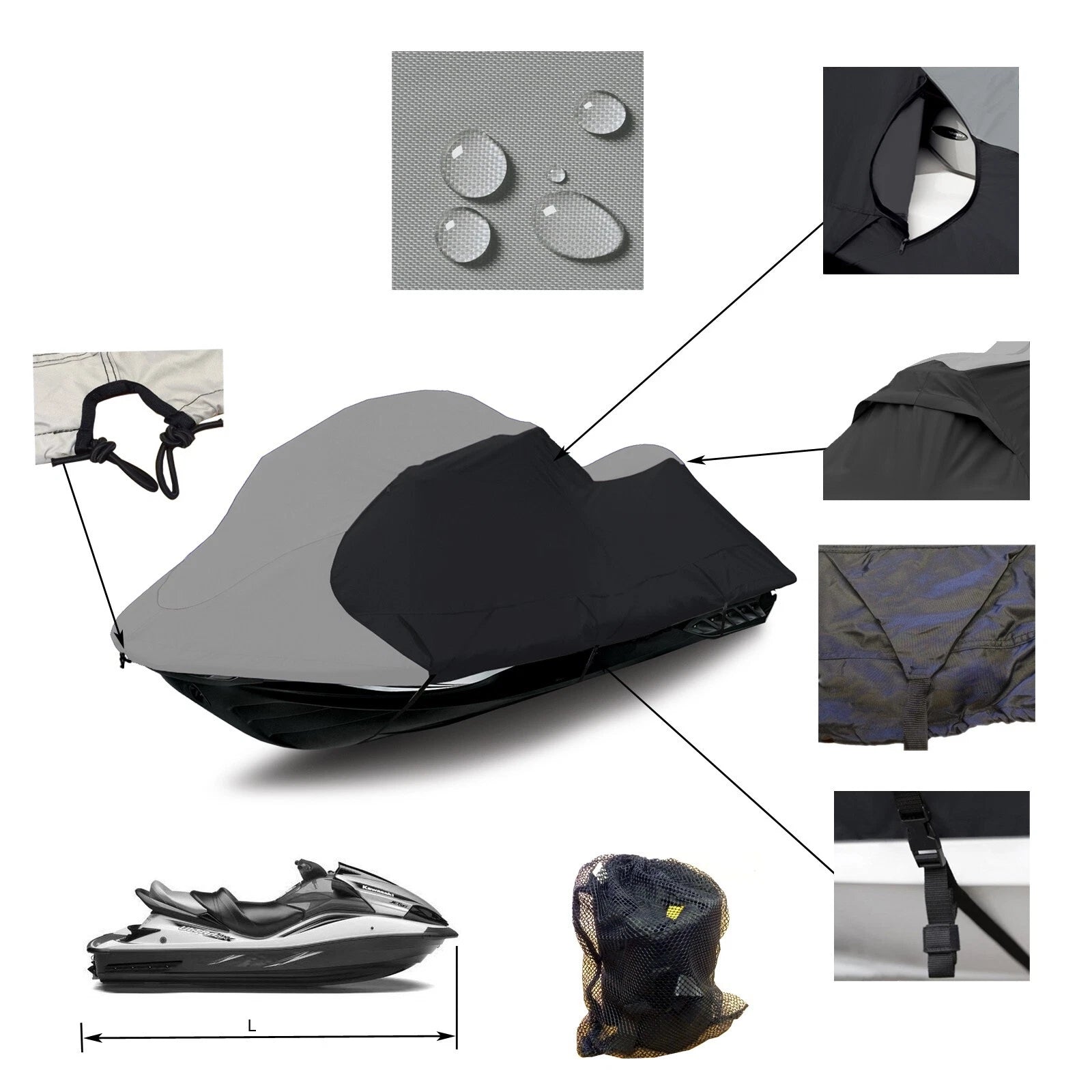 Heavy Duty Storage Cover for Yamaha Waverunner JetBlaster
