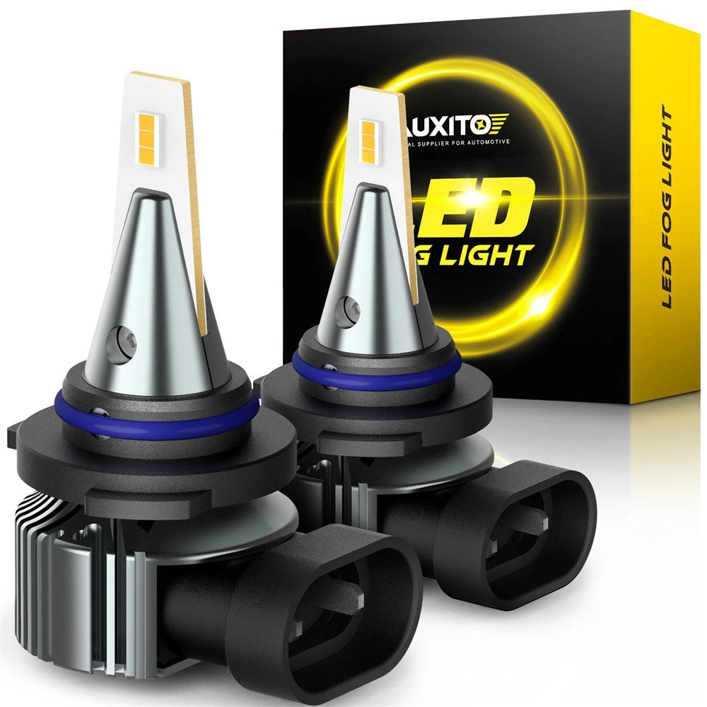 2X 9006 LED Bulbs 3000K Golden Super Yellow Fog Lights DRL