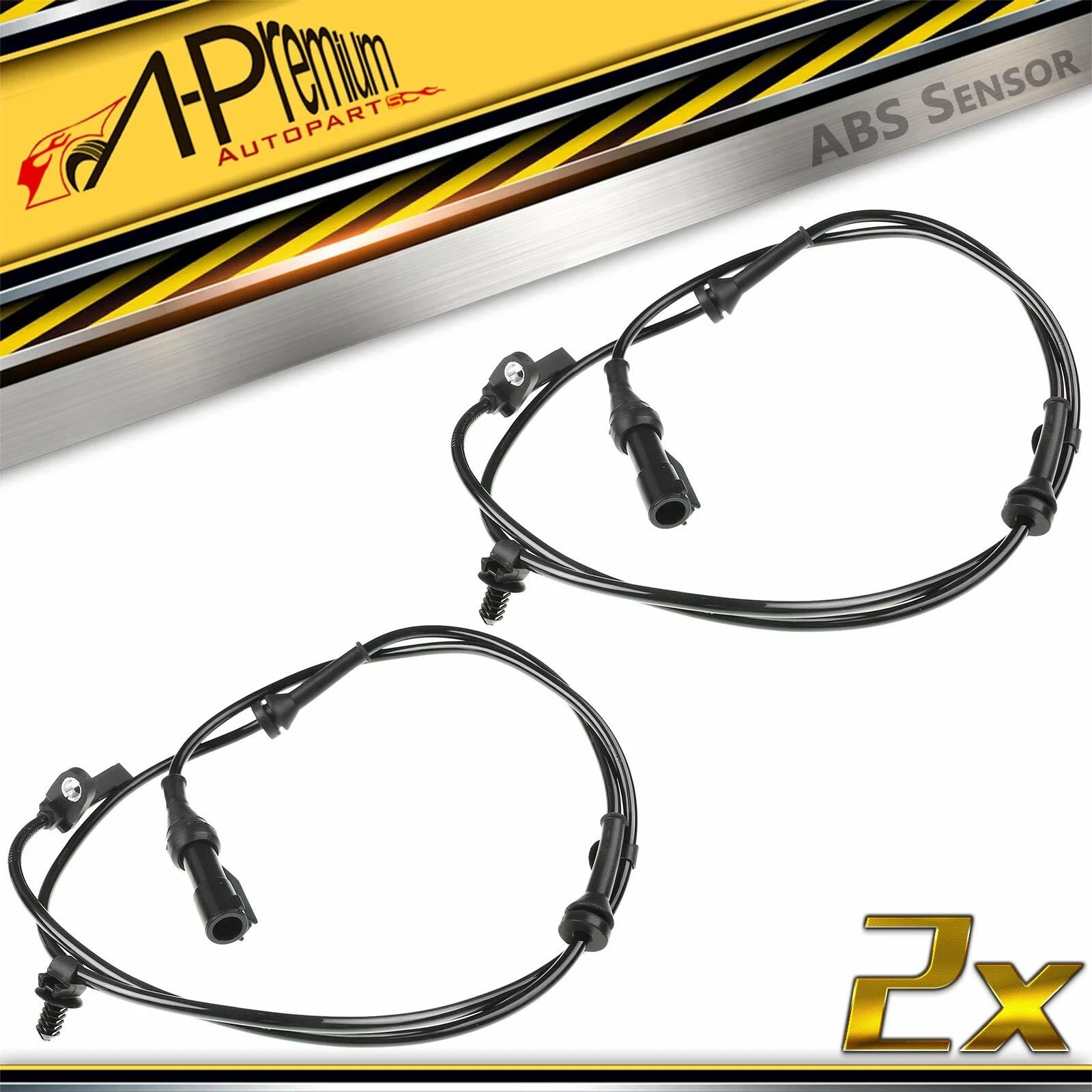 2X Front ABS Wheel Speed Sensor for Ford Taurus (2008–2012)