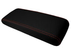 Carbon Fiber Console Lid Cover for Toyota Supra MK3 (1986–1992) Red Stitch