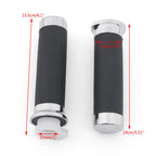 Chrome Grips for Honda Magna Shadow 600 750 Spirit 1100 VT 1300 VTX 1800 (T9)