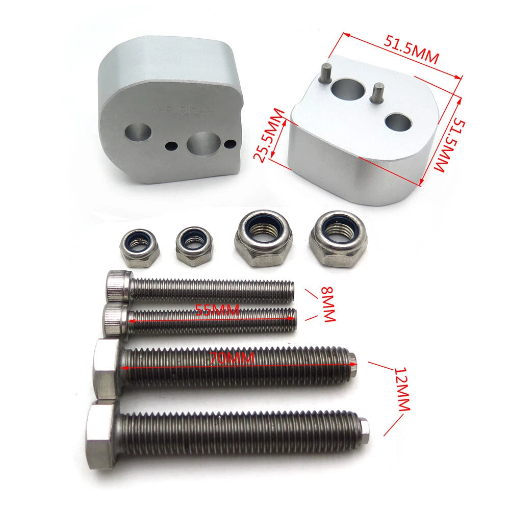 CNC 1" Lift Handlebar Riser Spacer for Yamaha FJR1300 (2006–2019)