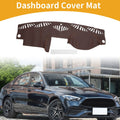 Dashboard Cover Mat for Mercedes C-Class W204 2008-2011 - Brown