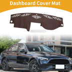 Dashboard Cover Mat for Mercedes C-Class W204 2008-2011 - Brown