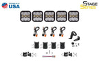 Universal LED Lightbar 5-Pod CrossLink White Combo for Diode Dynamics SS5 Sport (2019–2024)