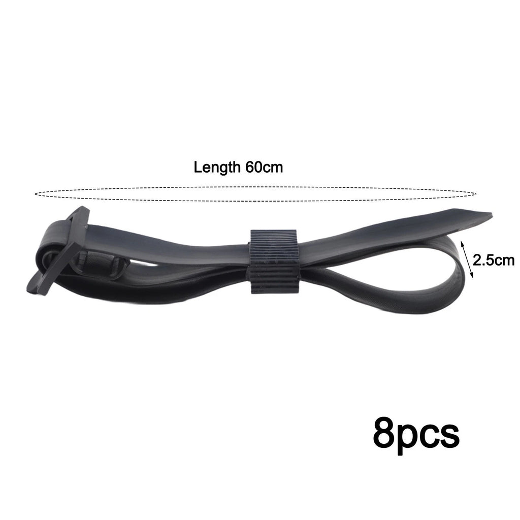Set of 8 Heavy Duty Ties for Supporting Plants and Managing Tools