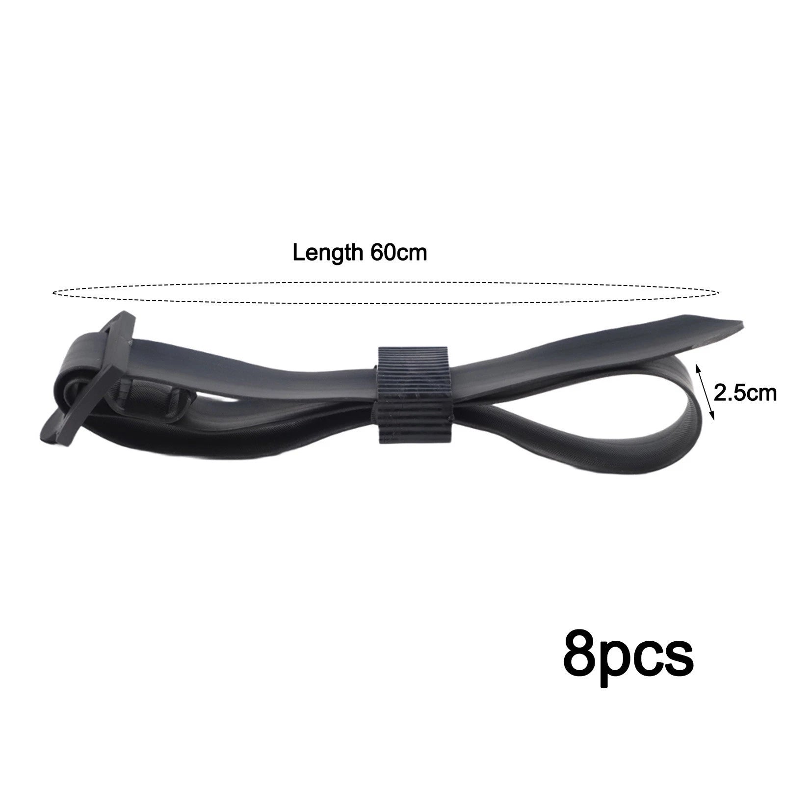 Set of 8 Heavy Duty Ties for Supporting Plants and Managing Tools