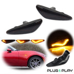 Amber Sequential LED Side Marker Turn Signal Lights for Fiat 124 Spider (2017–up)