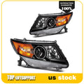 2X Halogen Black Headlights Assembly for Honda Odyssey (2011–2017)