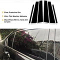 Set of 6 Pillar Post Window Door Trim Covers for Honda Accord (2008–2012)