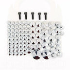 Chrome Bolt Topper Cover Caps for Harley Twin Cam Softail (2007-2013)