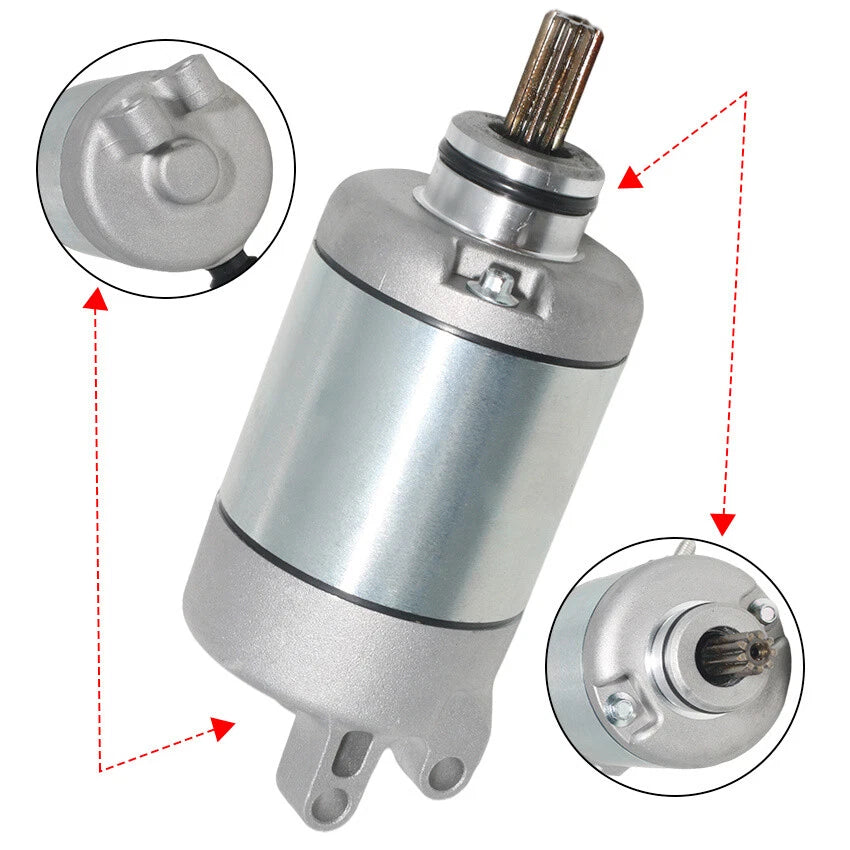 Starter Motor for Yamaha YZF R6 (2006–2020), XJ6-N, FZ6, FZ6R (2009–2016) 2C0-81890-00