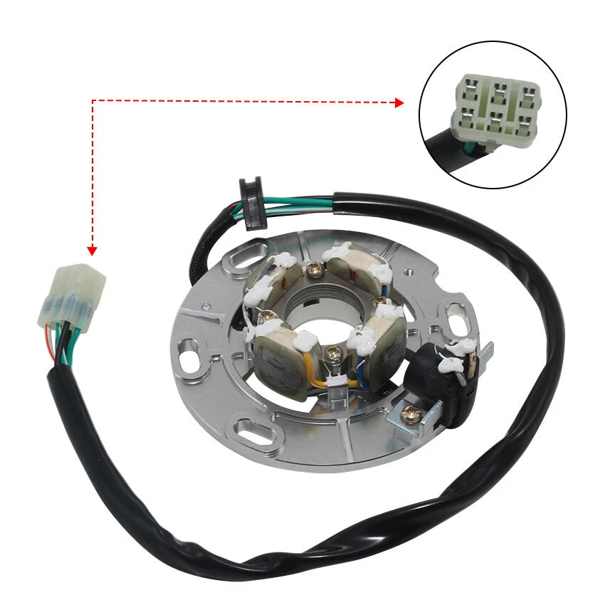 Magneto Generator Stator Coil for Yamaha YZ125 (1996–2004) 4SS-85560-00