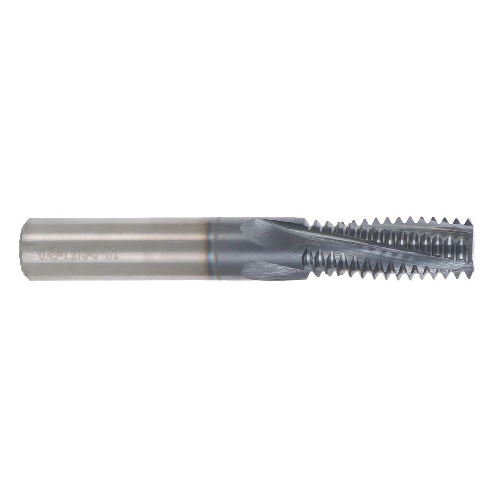 Carbide Thread Mill for 1/2" Shank Diameter (4 Flutes, 5/8-11)