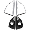 Chrome Fog Light Grille Cover for Ford Fusion (2010–2012) Driver Passenger Side
