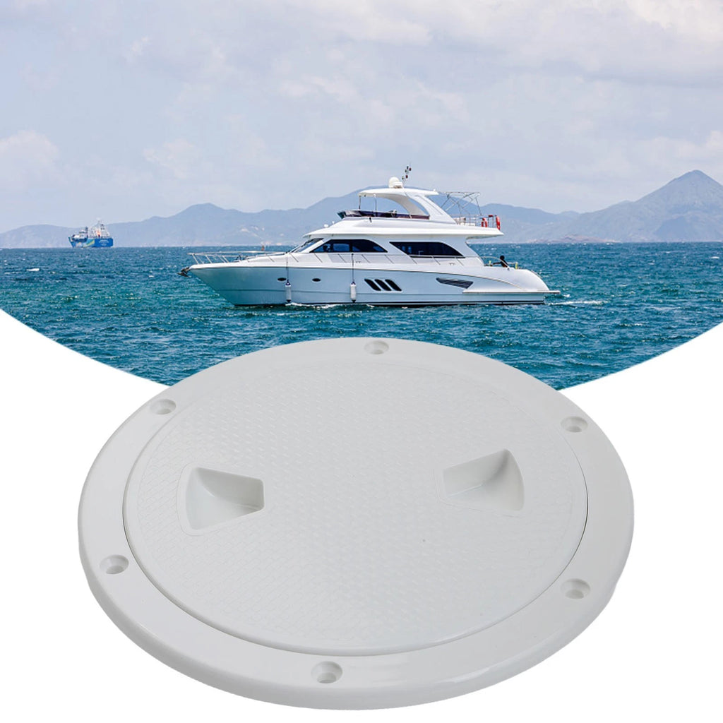 Round Non Slip Inspection Hatch for Marine Use (4 Inch, 6 Inch, 8 Inch)