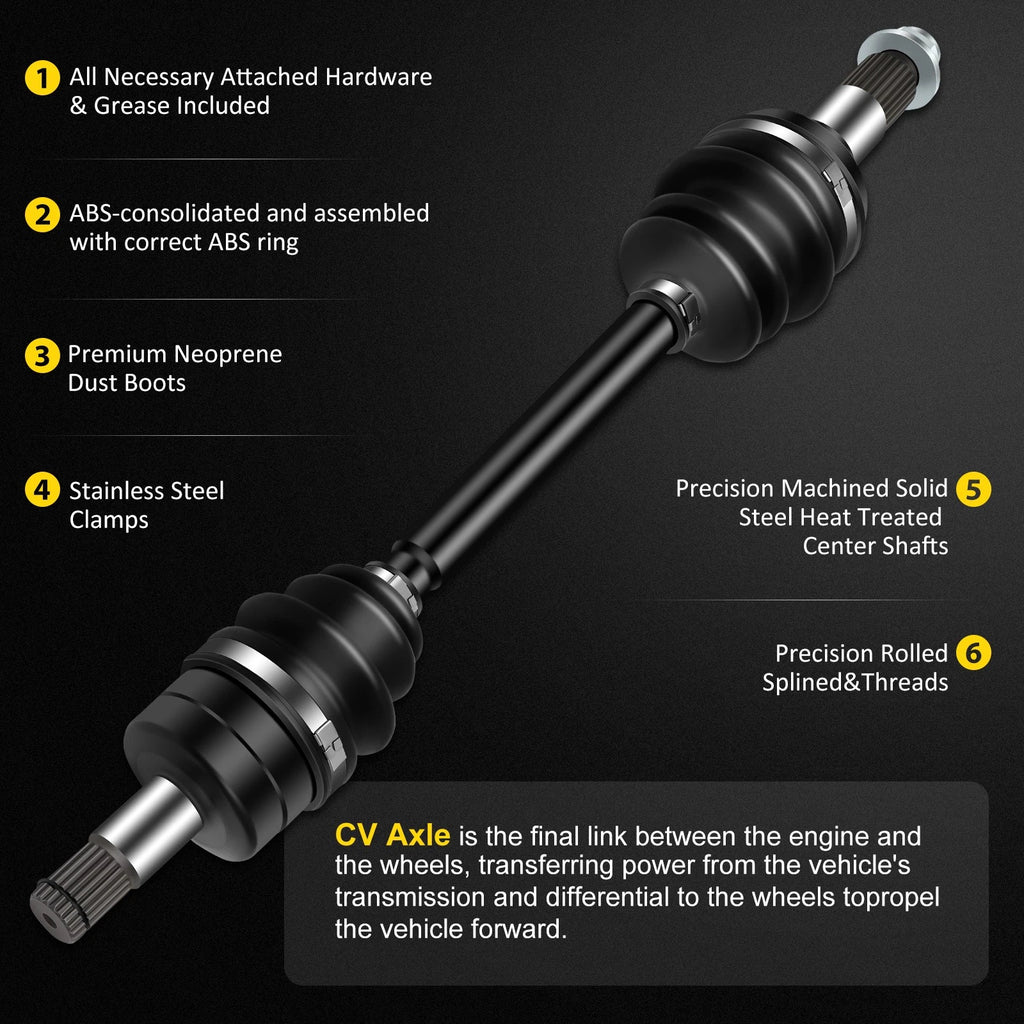 CV Axle Shaft Assembly for Yamaha Grizzly 700 (2016–2022)