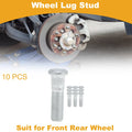 Set of 10 M12x1.5 Wheel Lug Studs for KIA K2 (2011–2017)
