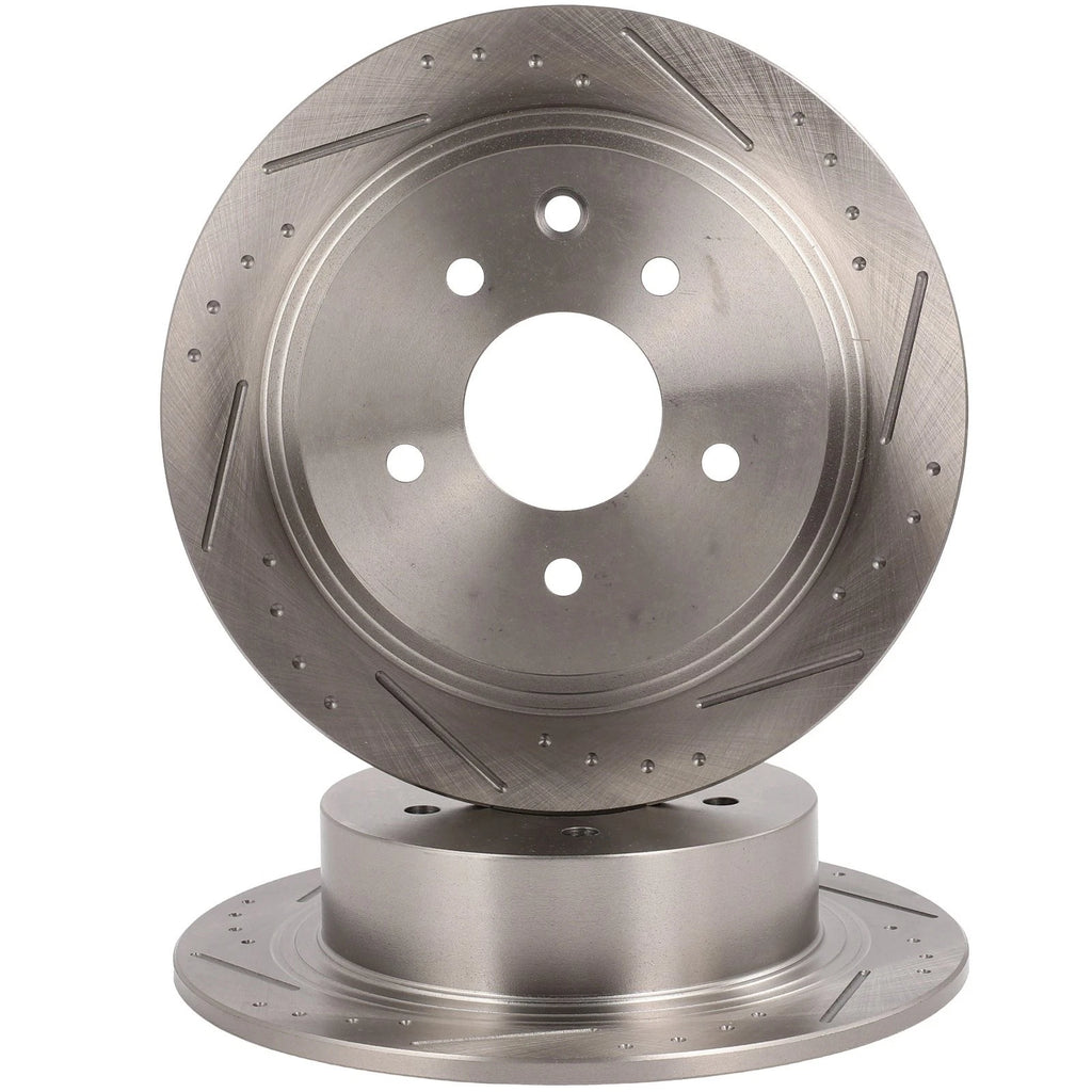 Drilled Slotted Brake Rotors for Nissan Maxima (2004–2008)