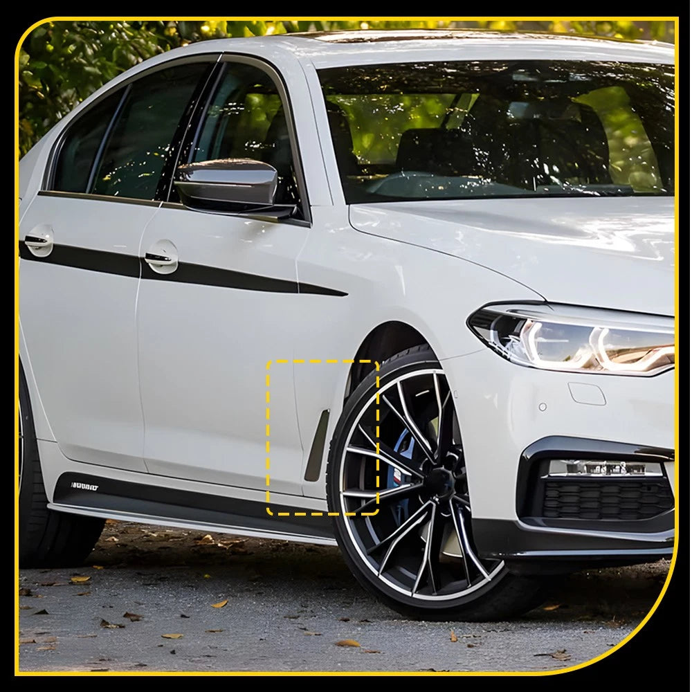 Gloss Black Side Wing Air Vent Trim Pair for BMW G30 5 Series (2017â2023)