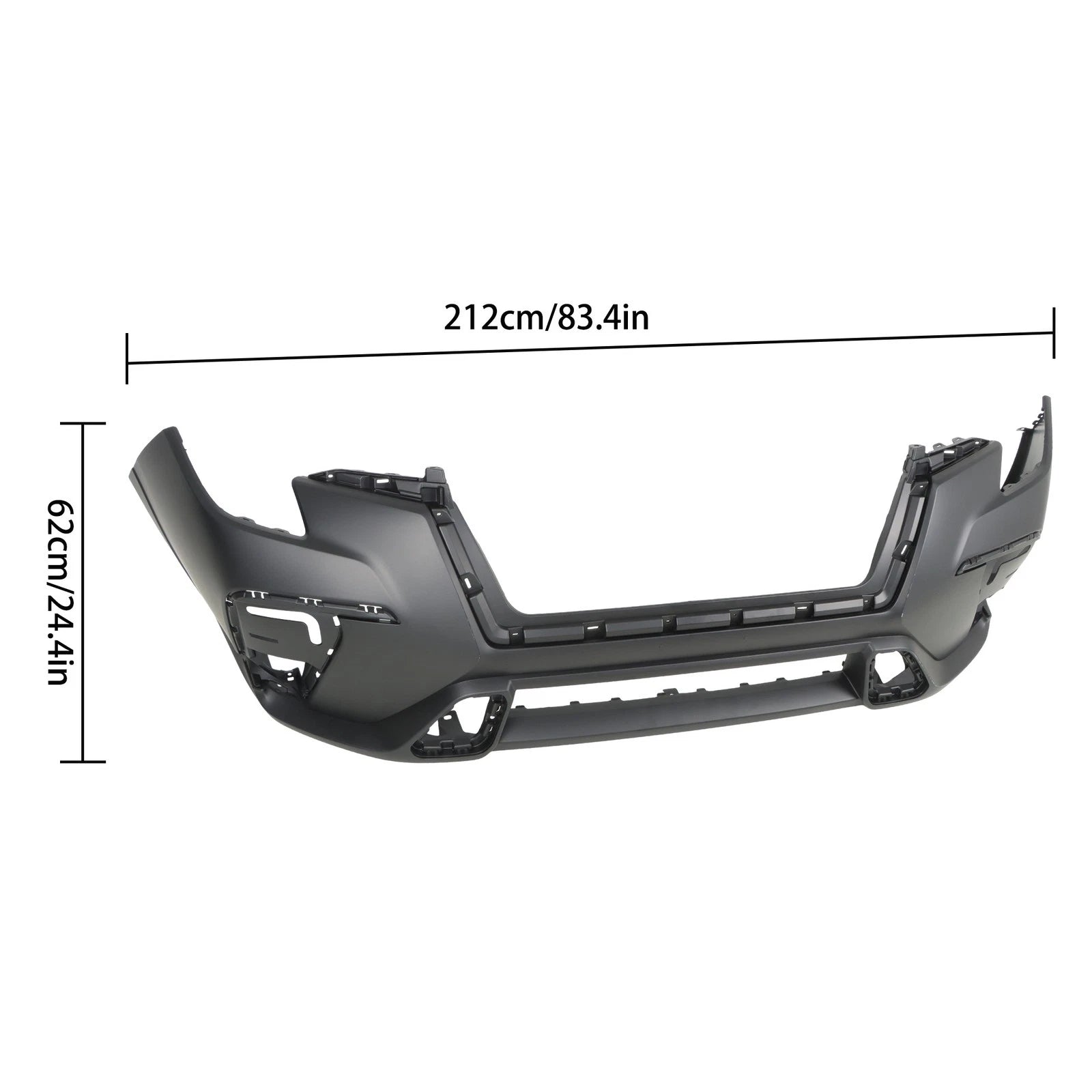 Plastic Primed Front Bumper Cover Fascia for Subaru Ascent (2023–2025)