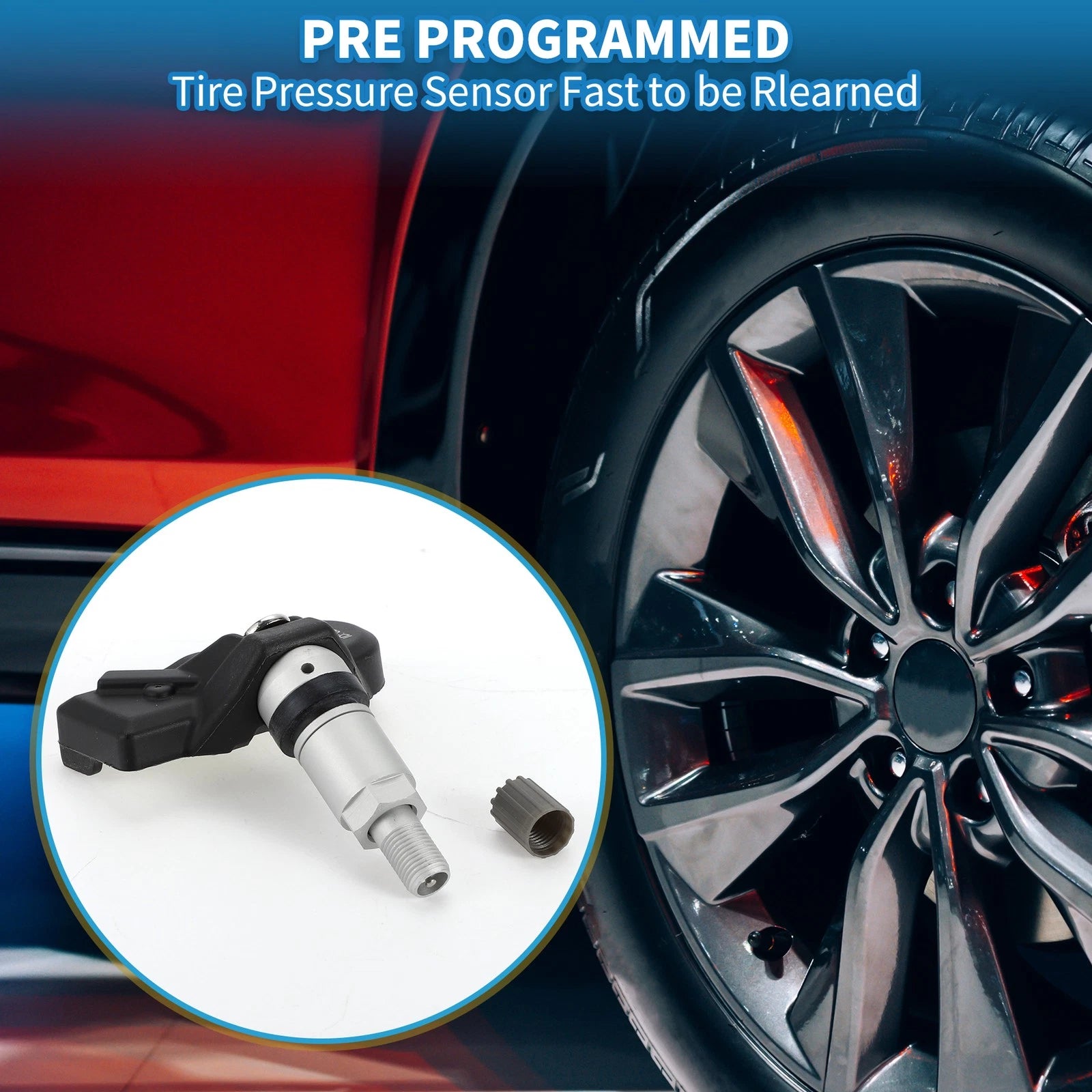 Tire Pressure Sensor for Volkswagen Transporter (2018–2022) 2N0907275A, 2N0907251