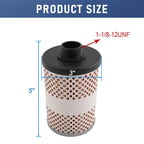 Fuel Tank Filter for Diesel Gasoline Biodiesel (30 Micron)