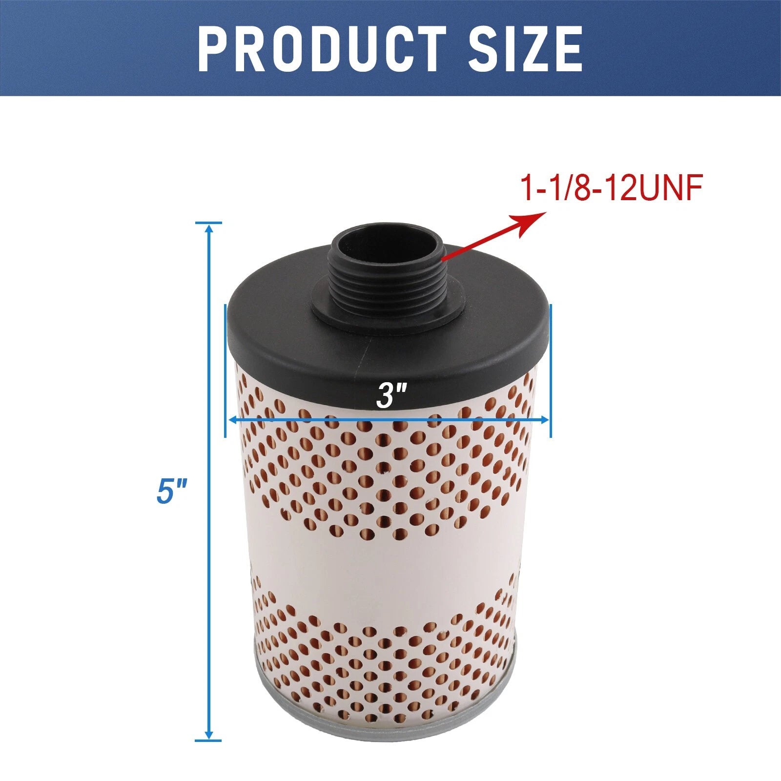 Fuel Tank Filter for Diesel Gasoline Biodiesel (30 Micron)