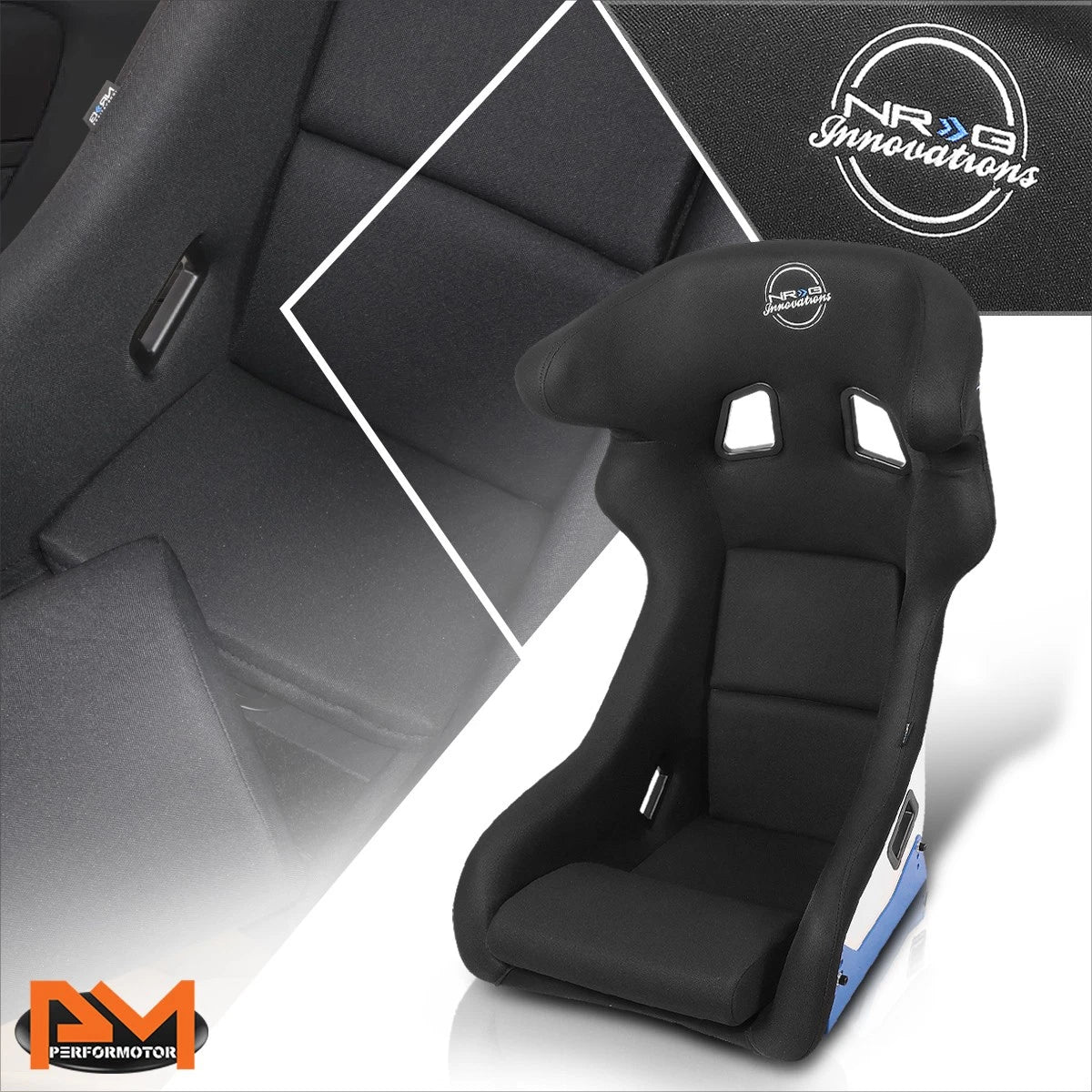 NRG FRP-600WT Fixed Back Sim Racing Bucket Seat for Universal Fit (2000–2023)