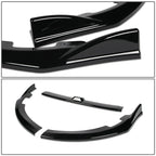 3Pc Front Bumper Lip Splitter Diffuser for Subaru WRX STI (2008–2010)
