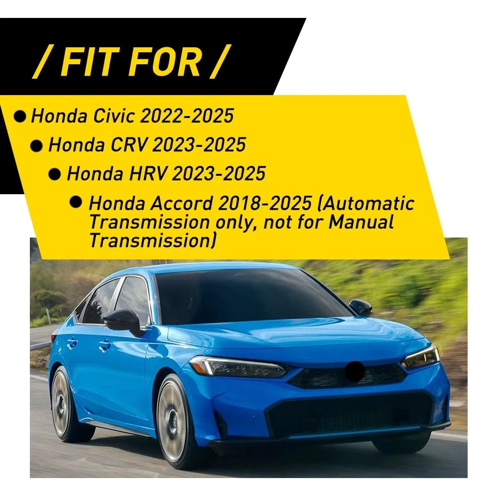 Interior Gear Shift Lever Head Knob Cap Cover for Honda HRV (2023–2025) Carbon Fiber