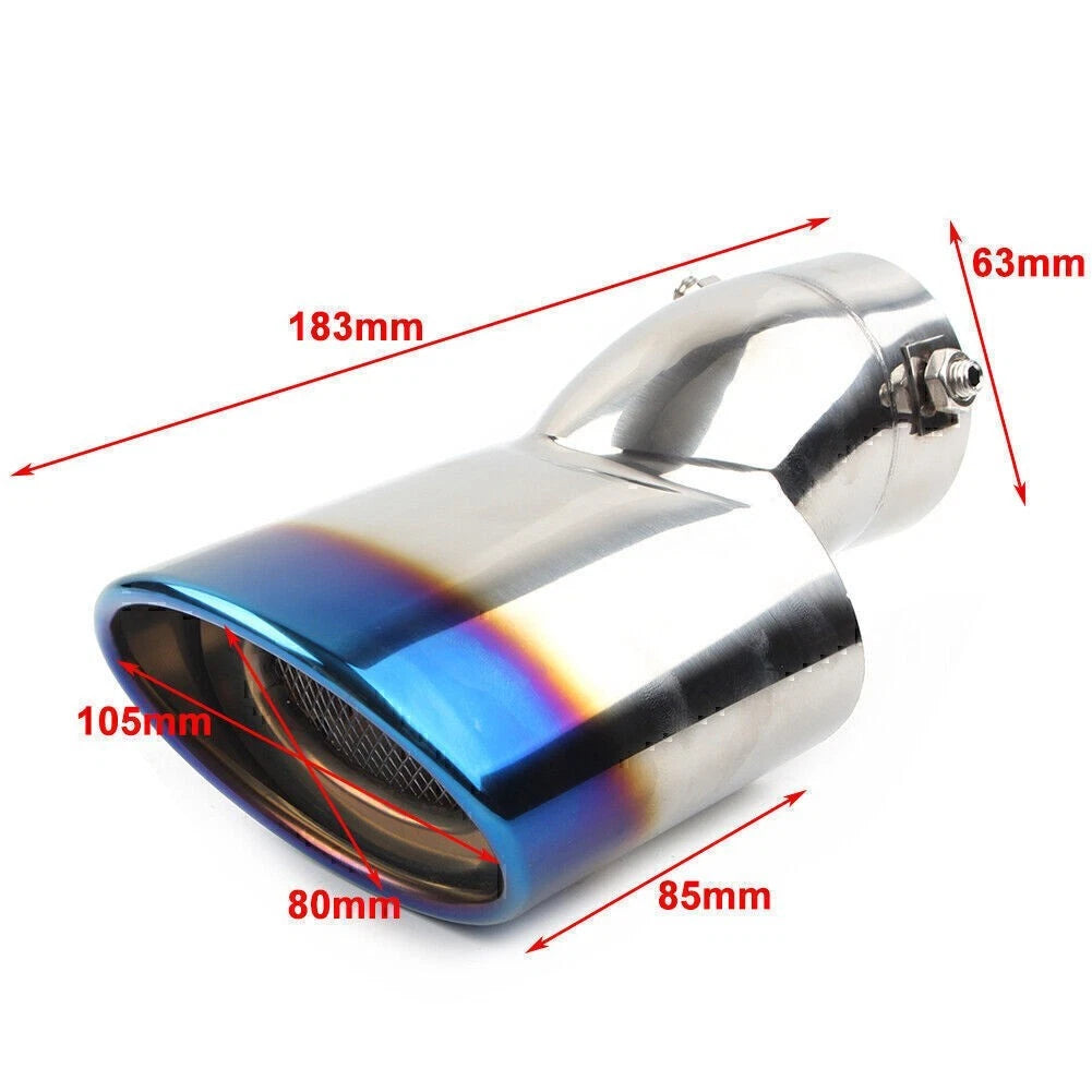 Stainless Steel Rear Exhaust Pipe Tail Muffler Tip for Honda Civic (2016–2020)