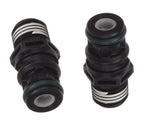 2X Attwood Sprayless Marine Fuel Connector Male 1/4" NPT - 8838TM6