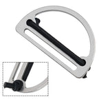 Slider Weight Belts for Marine Stopper Buckle 304 Stainless Steel D-Ring System