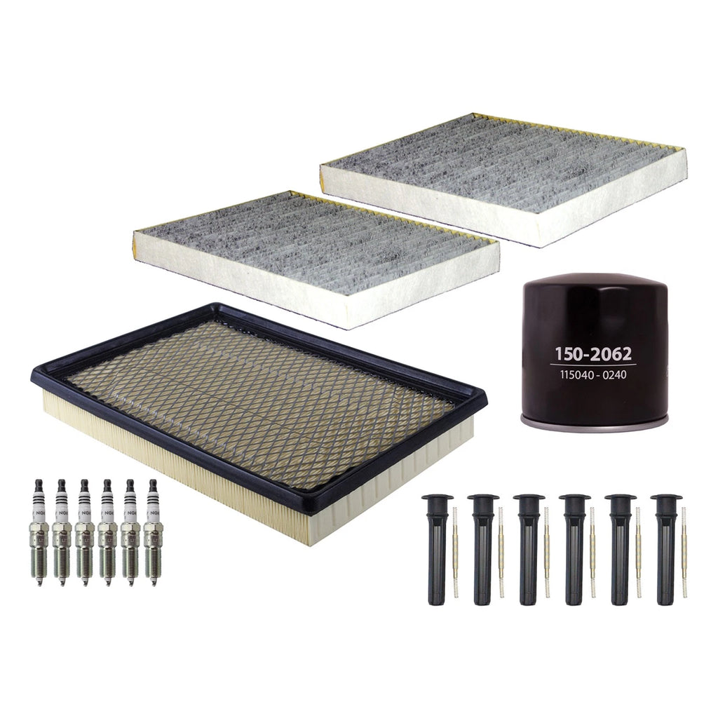 Tune Up Kit with NGK 6 Spark Plugs & Boots for Dodge Magnum SE (2005)